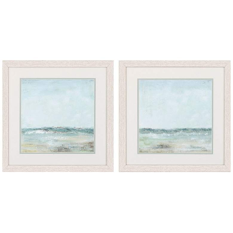 Image 1 Cape Cod 17"W x 17"H Framed Art Set of 2