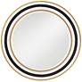 5_Cape Cod Black and Gold 31 1/2" Round Wall Mirrors Set of 2 more views