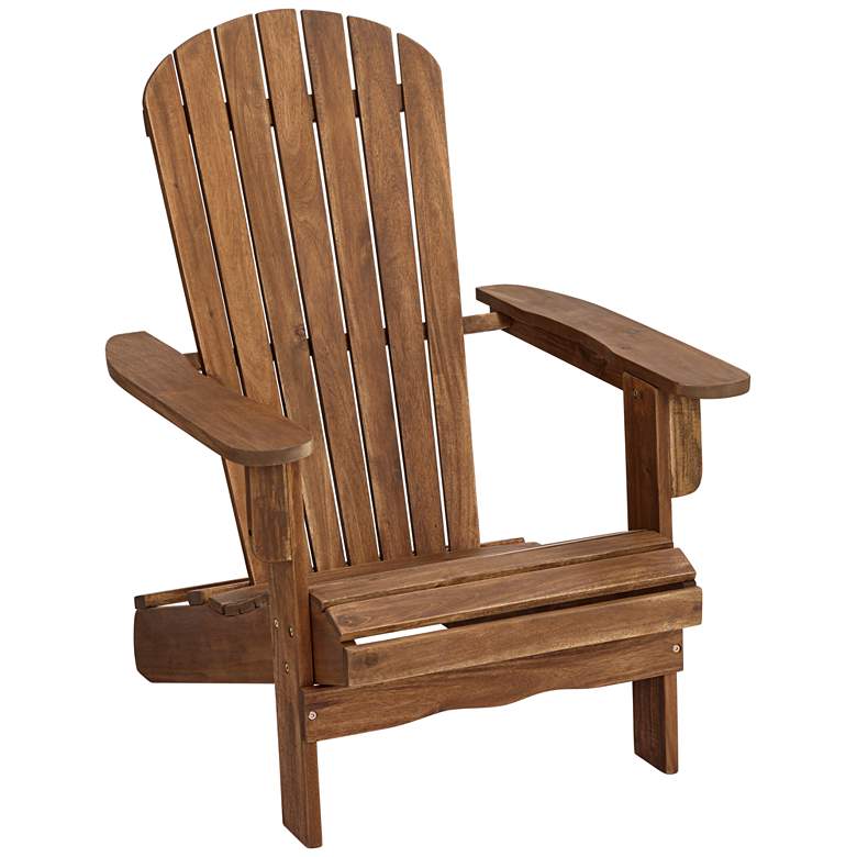 Image 2 Cape Cod Natural Wood Adirondack Chair