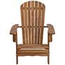 Cape Cod Natural Wood Adirondack Chairs Set of 2