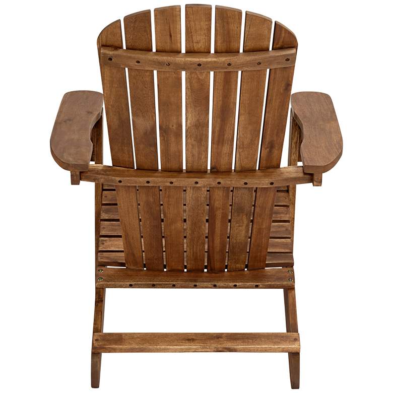Image 6 Cape Cod Natural Wood Adirondack Chairs Set of 2 more views