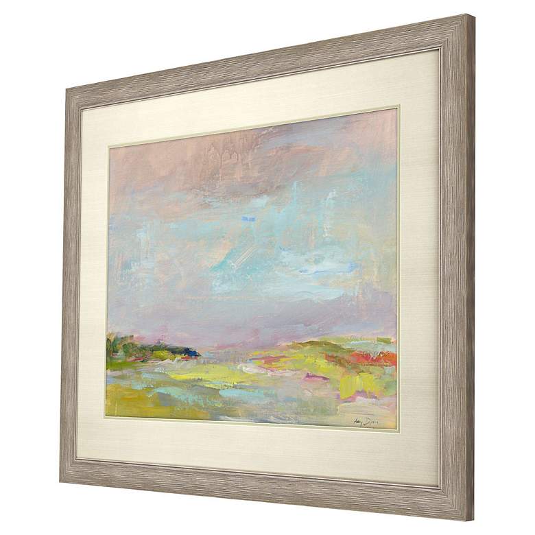 Image 5 Cape Cod Seascape 44"W Rectangular Giclee Framed Wall Art more views