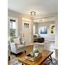 4_Cape Harbor 12" Wide Brushed Nickel 2-Light Ceiling Light more views