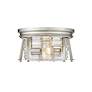 6_Cape Harbor 12" Wide Brushed Nickel 2-Light Ceiling Light more views