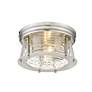 7_Cape Harbor 12" Wide Brushed Nickel 2-Light Ceiling Light more views