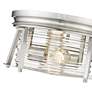 Cape Harbor 12" Wide Brushed Nickel 2-Light Ceiling Light in scene