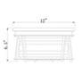 Cape Harbor 12" Wide Brushed Nickel 2-Light Ceiling Light in scene