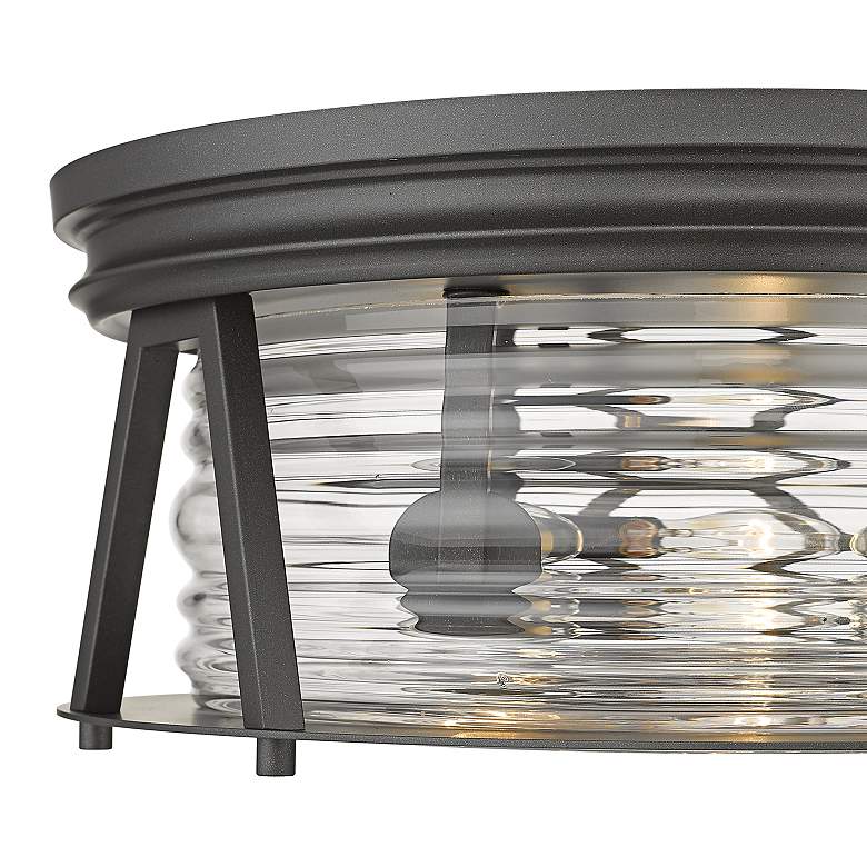 Image 5 Cape Harbor 16" Wide Bronze 3-Light Ceiling Light more views