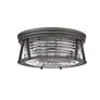 Cape Harbor 16" Wide Bronze 3-Light Ceiling Light in scene