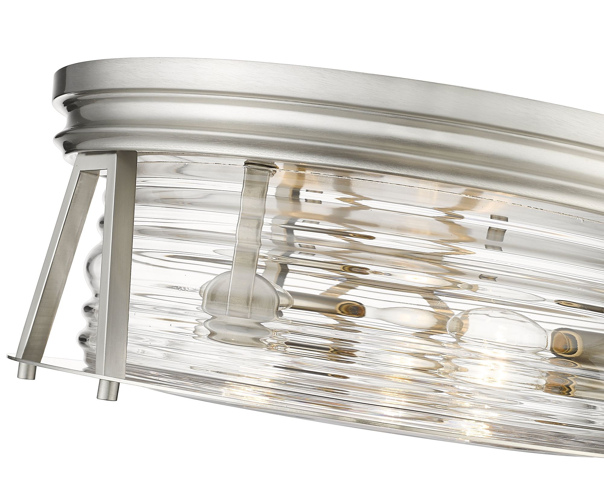 Cape Harbor 16" Wide Brushed Nickel 3-Light Ceiling Light