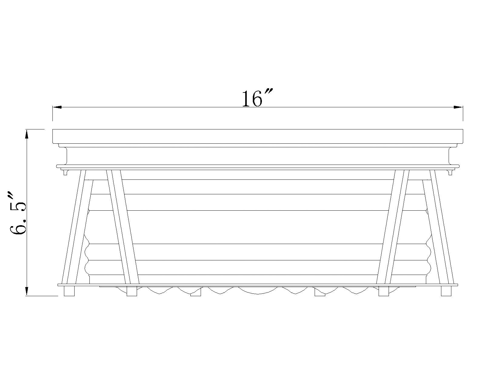 Cape Harbor 16" Wide Brushed Nickel 3-Light Ceiling Light