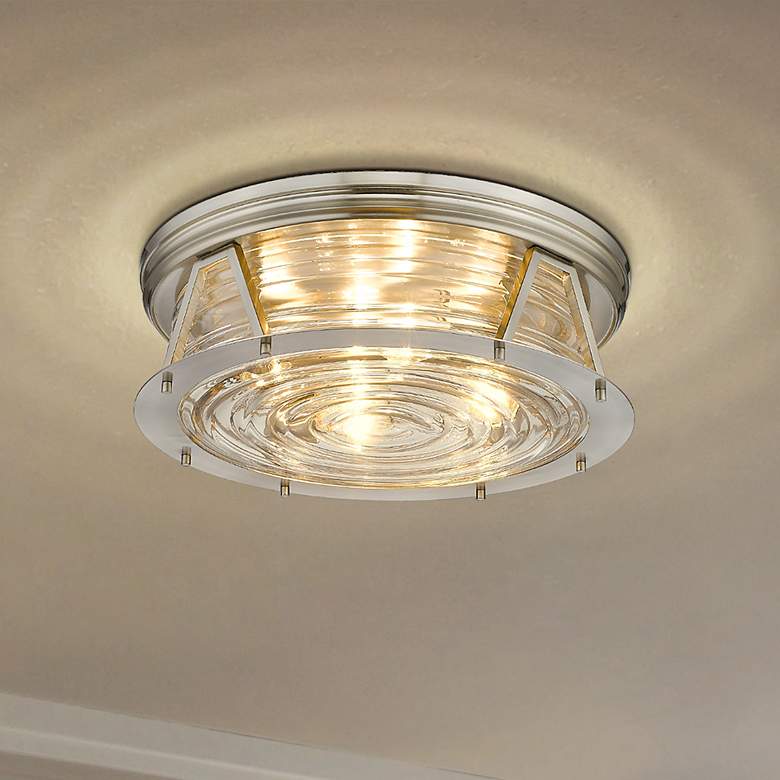 Image 1 Cape Harbor 20" Wide Brushed Nickel Ceiling Light