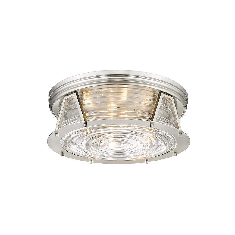 Image 6 Cape Harbor 20" Wide Brushed Nickel Ceiling Light more views