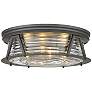 2_Cape Harbor by Z-Lite Bronze 4 Light Flush Mount