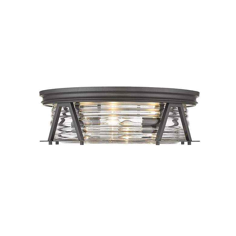 Image 5 Cape Harbor by Z-Lite Bronze 4 Light Flush Mount more views
