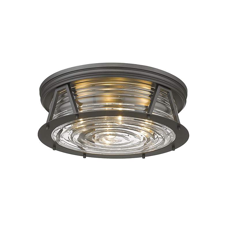 Image 6 Cape Harbor by Z-Lite Bronze 4 Light Flush Mount more views
