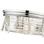 7_Cape Harbor by Z-Lite Polished Nickel 3 Light Flush Mount more views