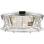 2_Cape Harbor by Z-Lite Polished Nickel 4 Light Flush Mount
