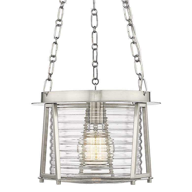 Image 4 Cape Harbor Pendant by Z-Lite Brushed Nickel 1 Light Pendant more views