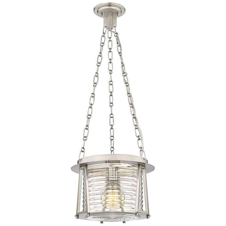 Image 6 Cape Harbor Pendant by Z-Lite Brushed Nickel 1 Light Pendant more views