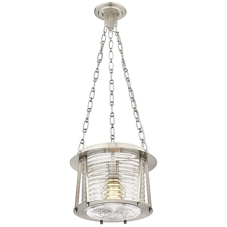 Image 7 Cape Harbor Pendant by Z-Lite Brushed Nickel 1 Light Pendant more views