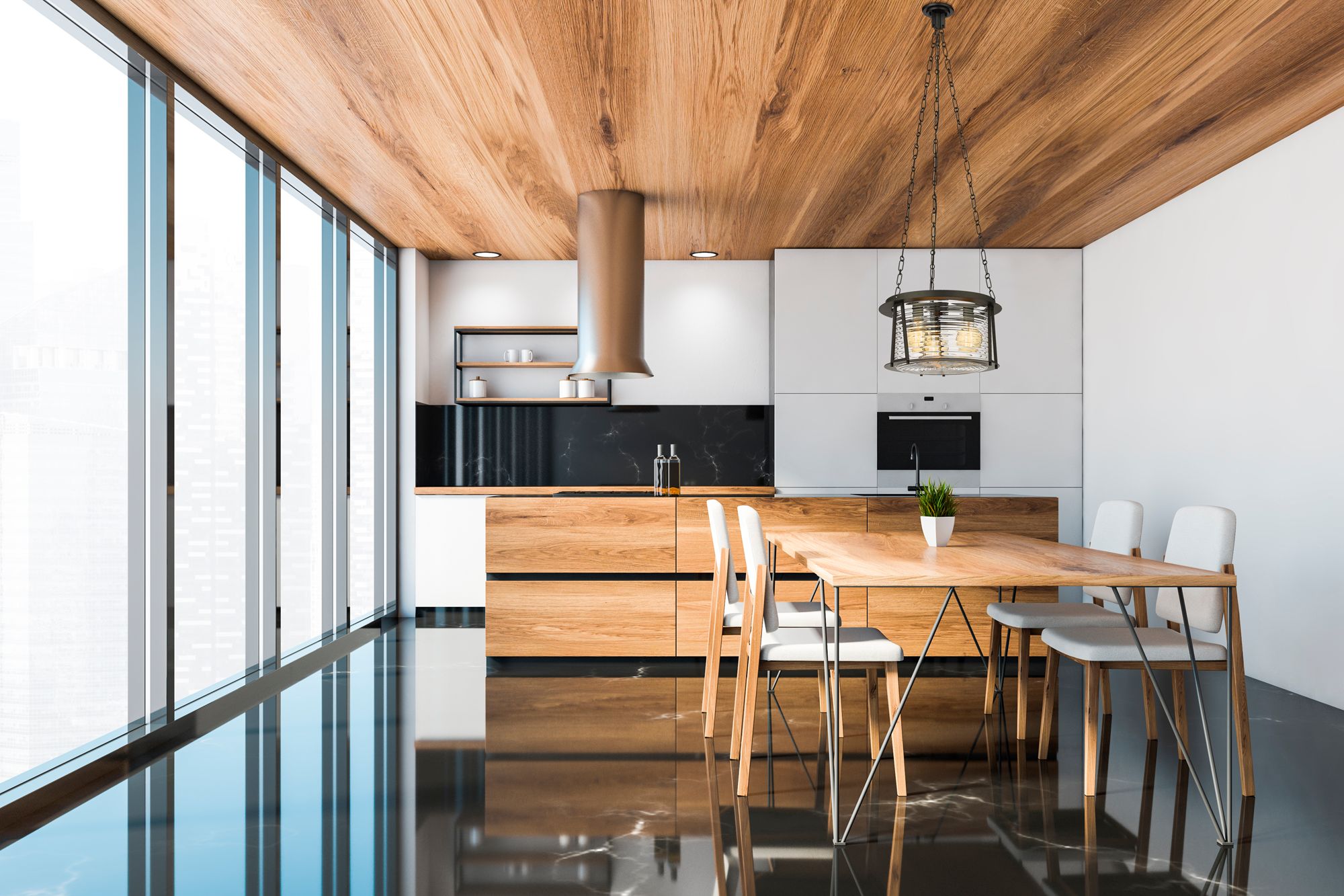 Image 3 Cape Harbor Pendant by Z-Lite Matte Black 3 Light Pendant more views