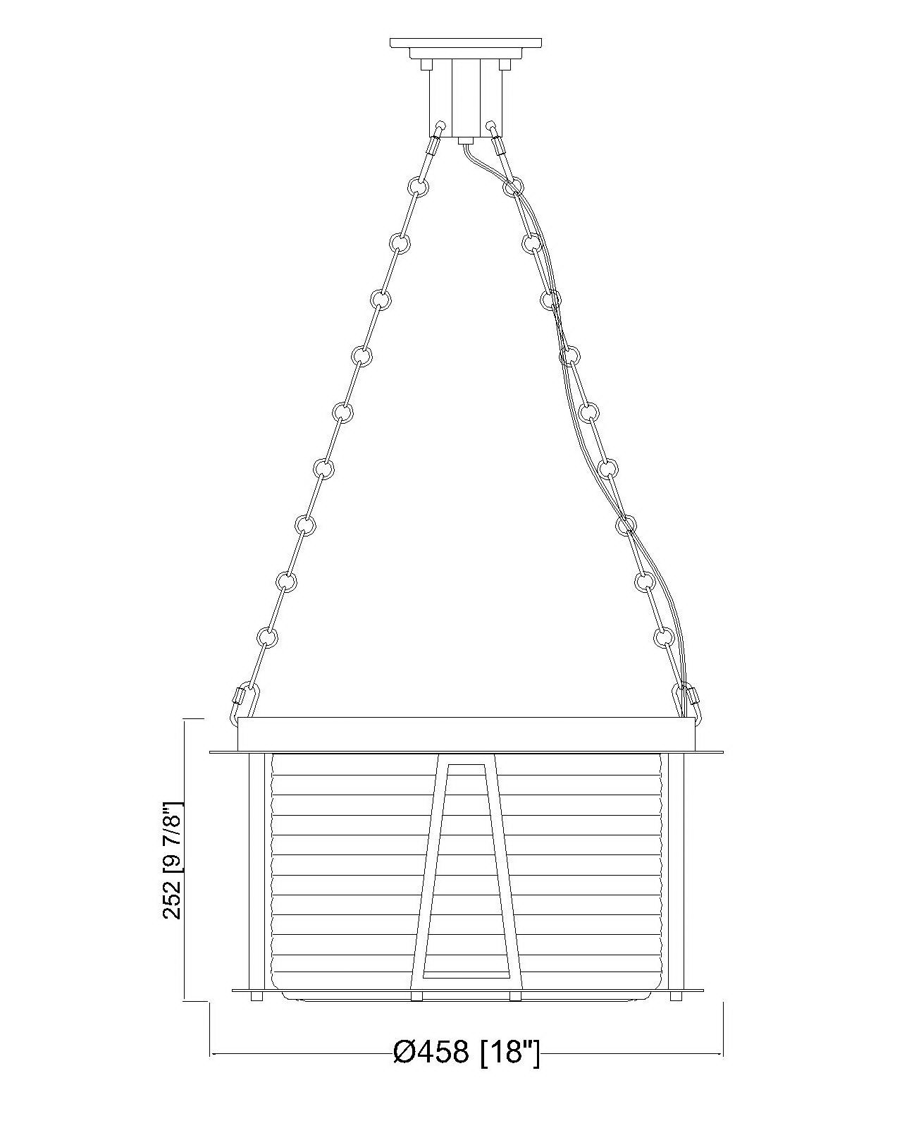 Cape Harbor Pendant by Z-Lite Matte Black 3 Light Pendant