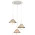 Cape May 21" Wide 3-Light Pendant - White Coral