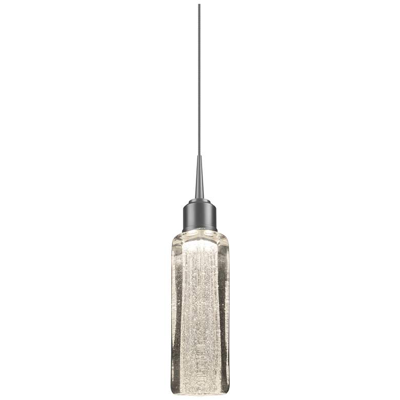 Image 1 Capella LED Pendant - Chrome Finish - Clear Glass Shade