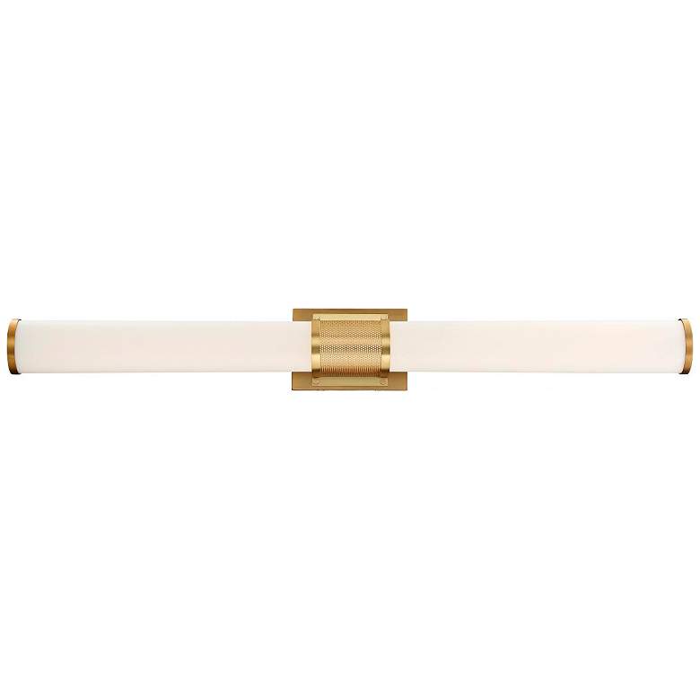 Image 6 Caper; LED Vanity; Brushed Brass with Frosted Lens more views