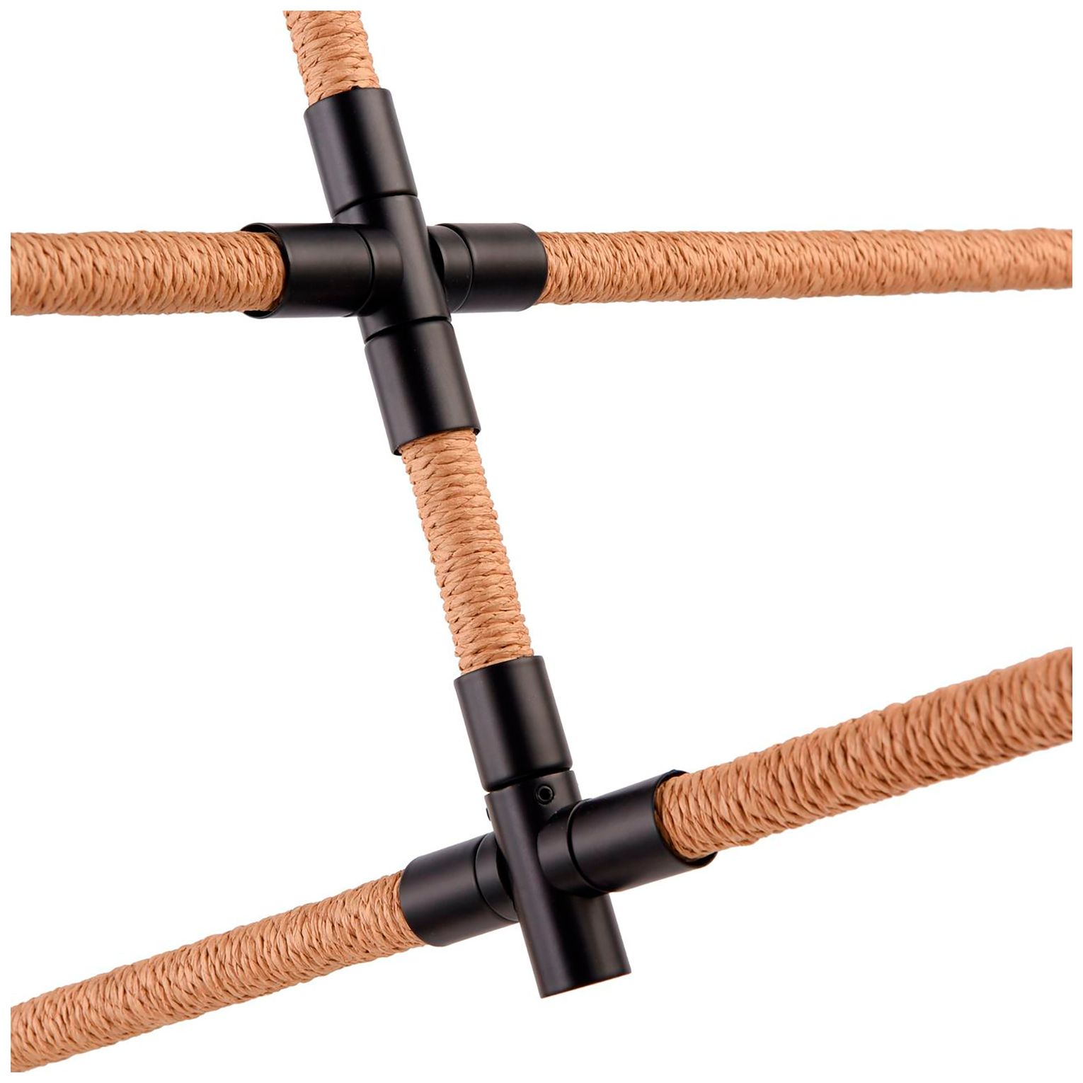 Image 3 Capilano 35.7" Wide 4-Light Black Chandelier With Clear Glass Shade more views