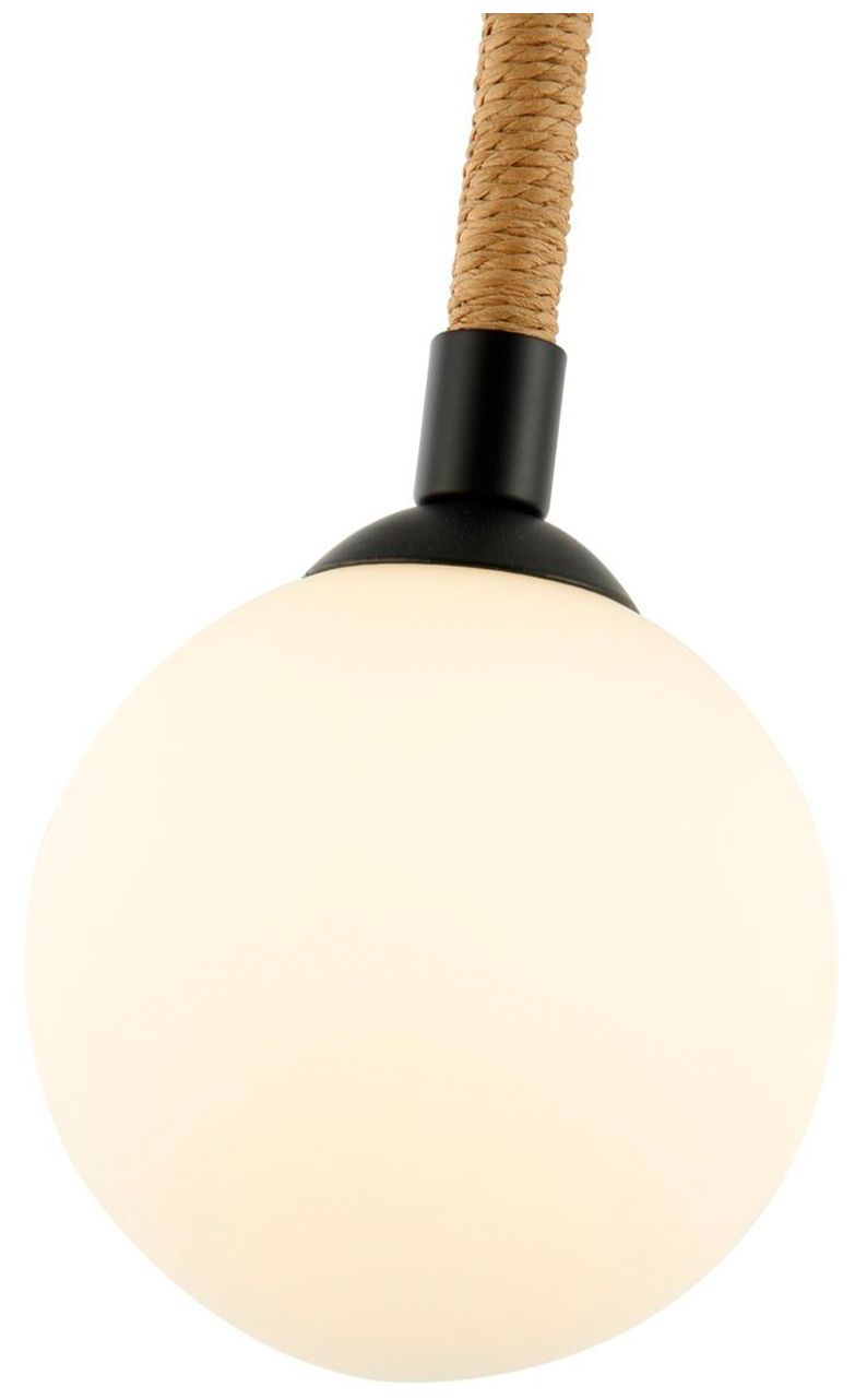 Image 3 Capilano 5.9" Wide Black Pendant With Clear Glass Shade more views