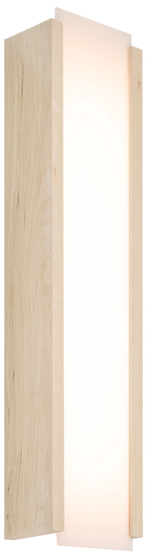 Capio 8" White Washed Oak 3500K LED Sconce - 277V