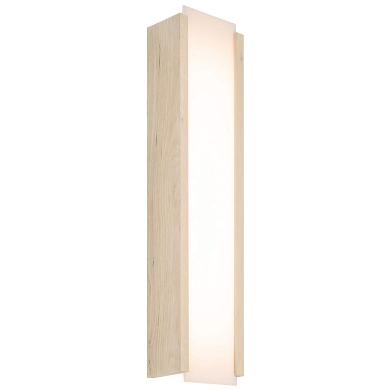 Image 1 Capio - LED Sconce - Long - White Washed Oak - 120V