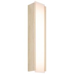 Capio - LED Sconce - Long - White Washed Oak - 2700 K