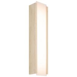 Capio - LED Sconce - Short - White Washed Oak - 2700 K