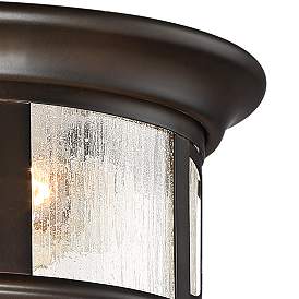 Image3 of Capistrano 12" Wide Bronze 2-Light Outdoor Ceiling Light more views