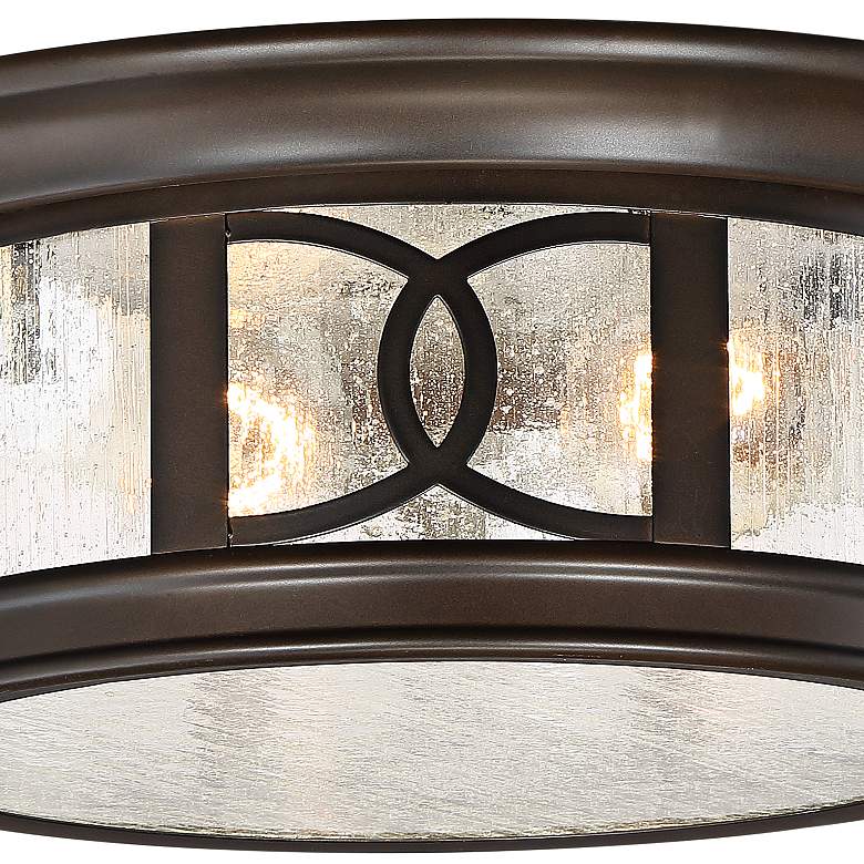 Image 4 Capistrano 12" Wide Bronze 2-Light Outdoor Ceiling Light more views