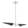 Thumbnail3 of Capistrano 2 Light Brushed Nickel Linear Chandelier more views
