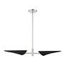 Thumbnail4 of Capistrano 2 Light Brushed Nickel Linear Chandelier more views