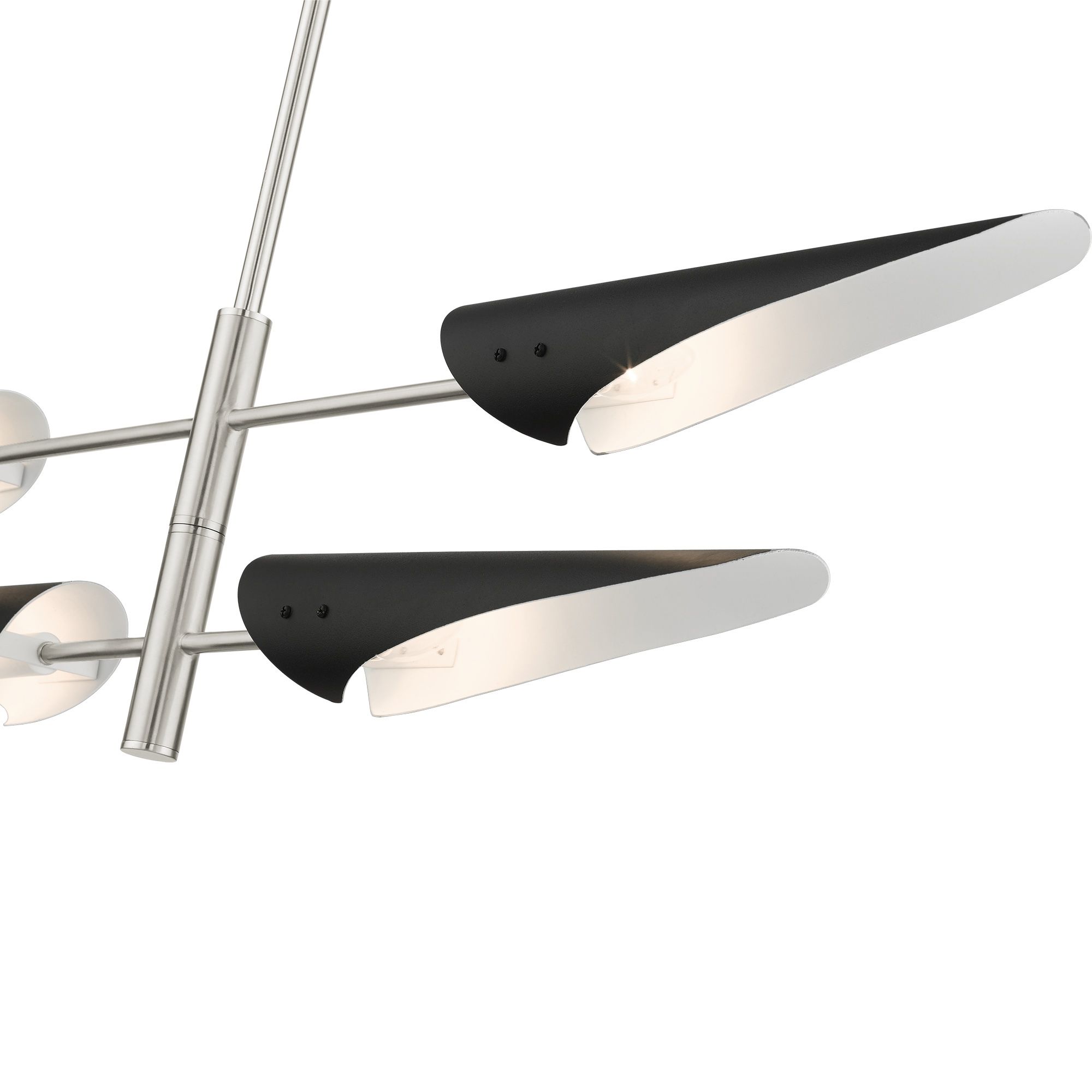 Capistrano 4 Light Brushed Nickel Pendant Chandelier