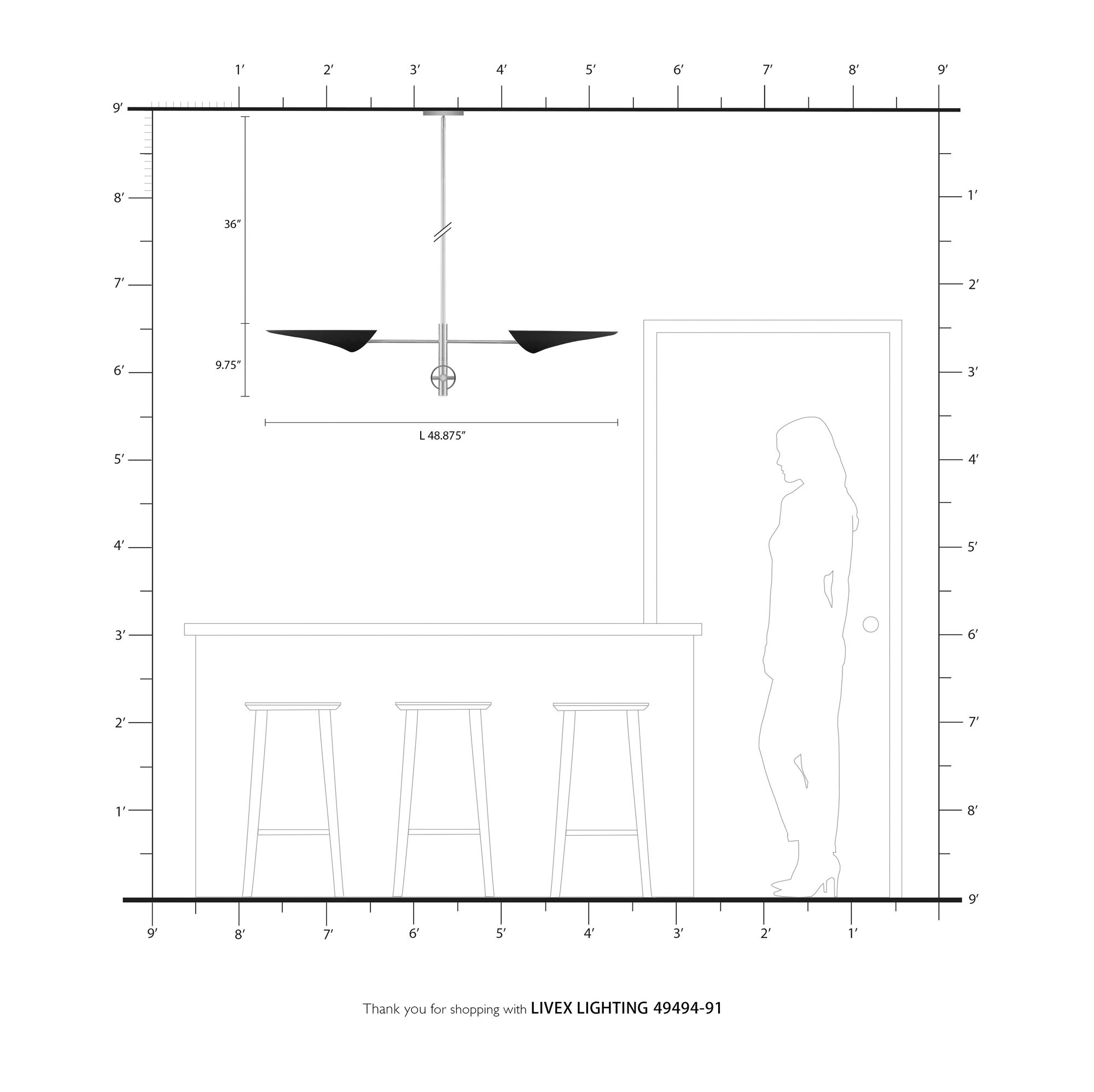 Capistrano 4 Light Brushed Nickel Pendant Chandelier