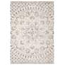 Capistrano 5&#39;3"x7&#39;6" Ivory and Gray Floral Area Rug
