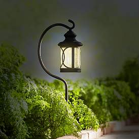 Image4 of Capistrano Black 4-Path Light LED Landscape Lighting Kit more views