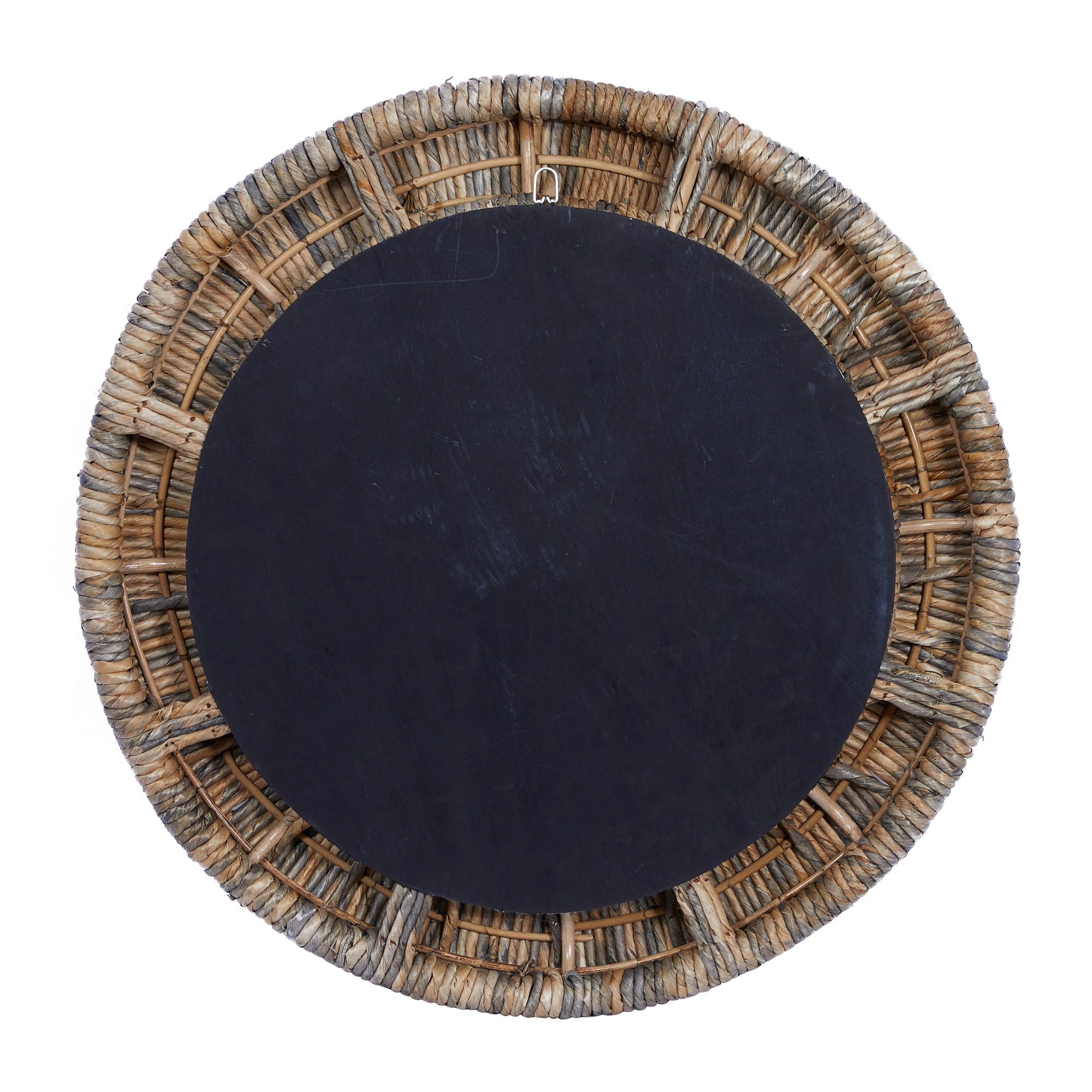 Image 5 Capistrano Distressed Rope 35" Rustic Coastal Round Wall Mirror more views