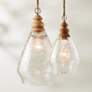 6_Capital 13 3/4"W Light Wood and Stone Seeded Pendant Light more views