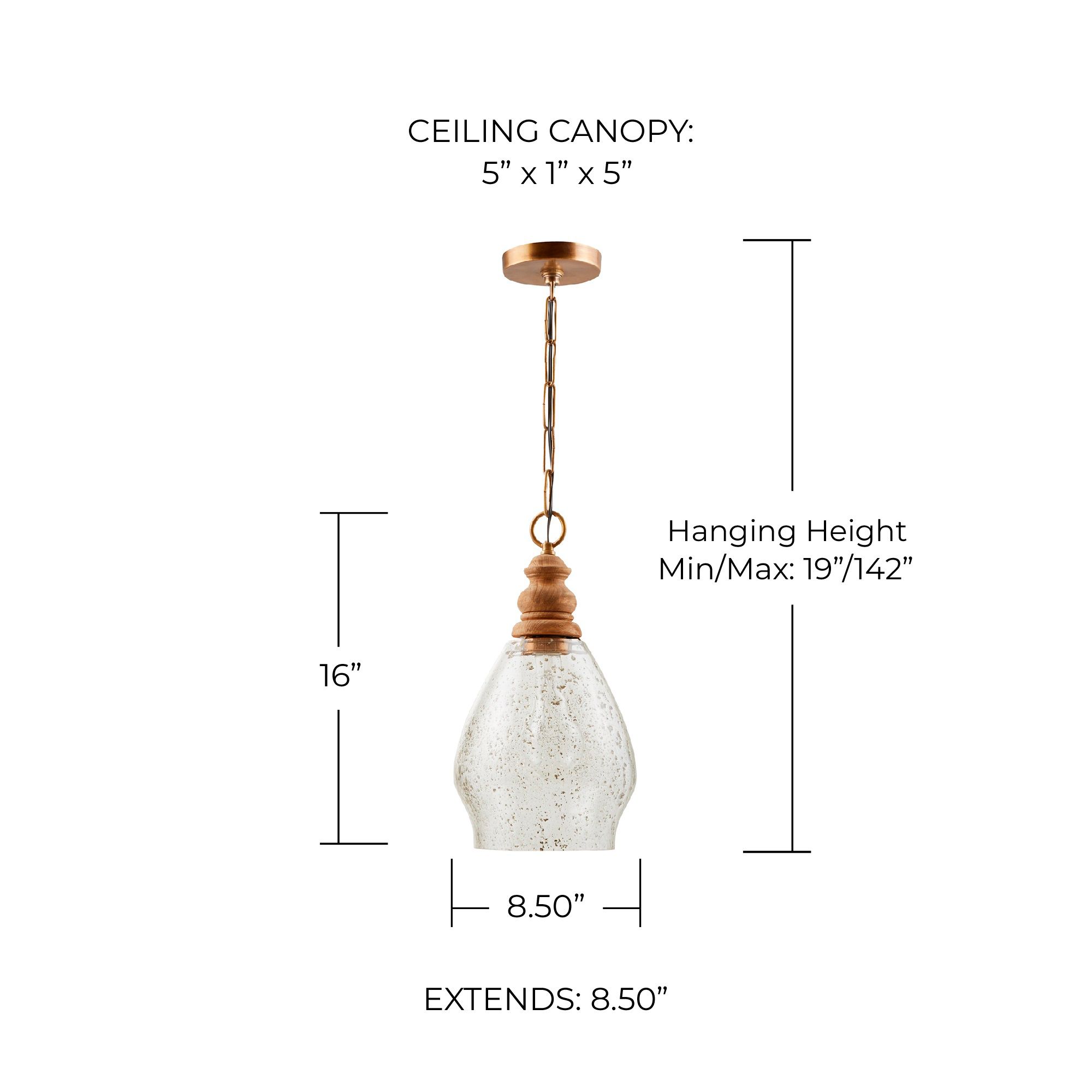 Image 6 Capital 8 1/2" Wide Light Wood Mini Pendant Light more views