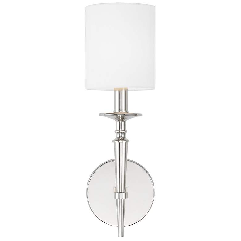 Image 4 Capital Abbie 16 1/2" High Polished Nickel Wall Sconce more views