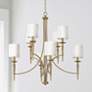 Thumbnail1 of Capital Abbie 36 1/2" Wide Aged Brass 8-Light Chandelier