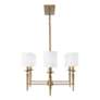 4_Capital Abbie 48" Wide Aged Brass 6-Light Island Pendant more views